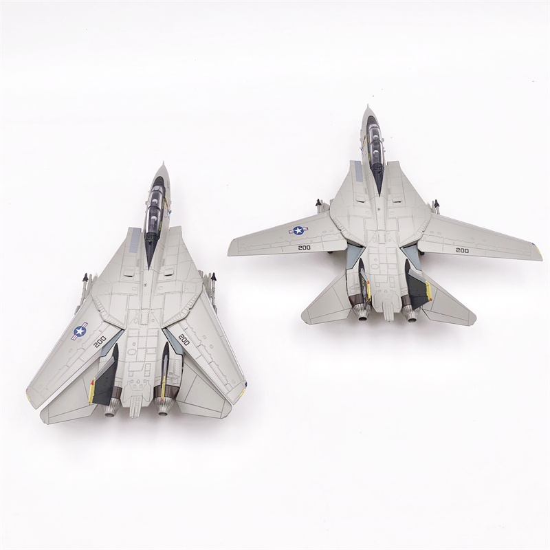 WLTK日炙美国F-14A雄猫战斗机VF-84海盗旗 F14成品合金模型1/100-图1