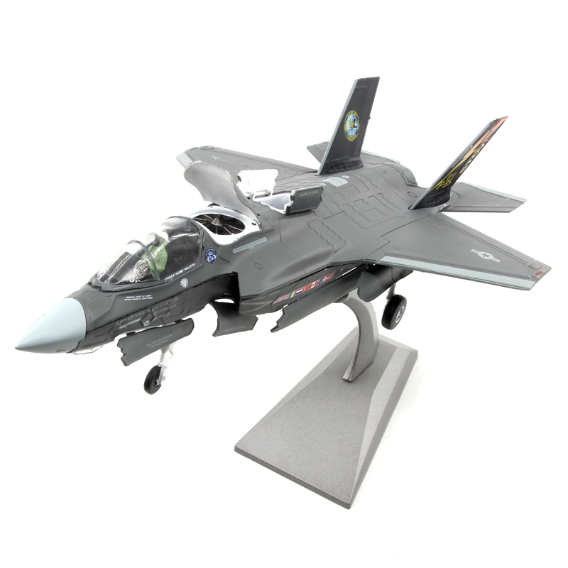 AMER美国海军陆战队F-35B闪电II战斗机BF-01 F35成品飞机模型1/72 - 图3