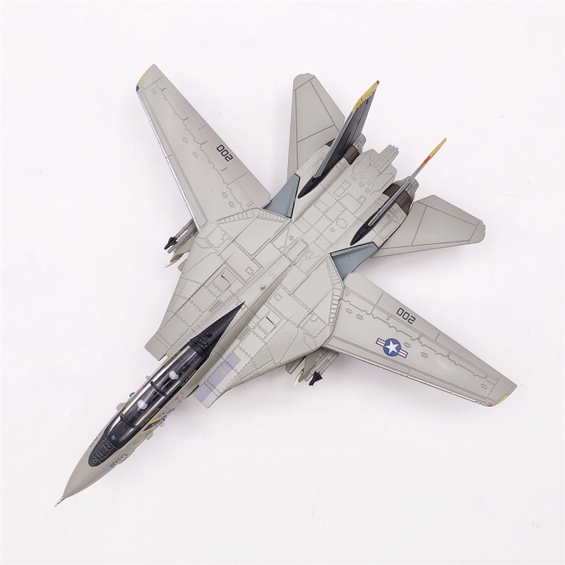 WLTK日炙美国F-14A雄猫战斗机VF-84海盗旗 F14成品合金模型1/100-图2