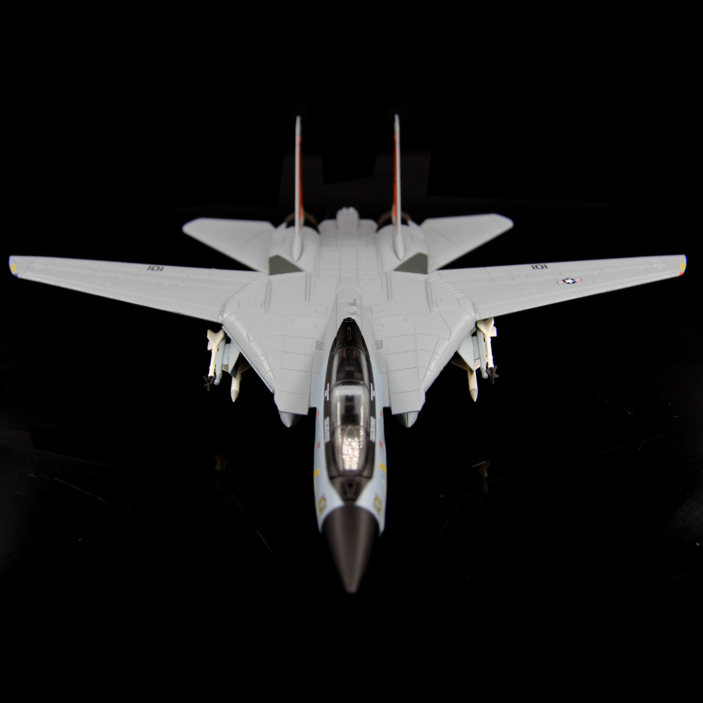 AF1 美国海军F-14D雄猫战斗机VF-31雄猫人 AJ101 F14合金模型1/72 - 图2