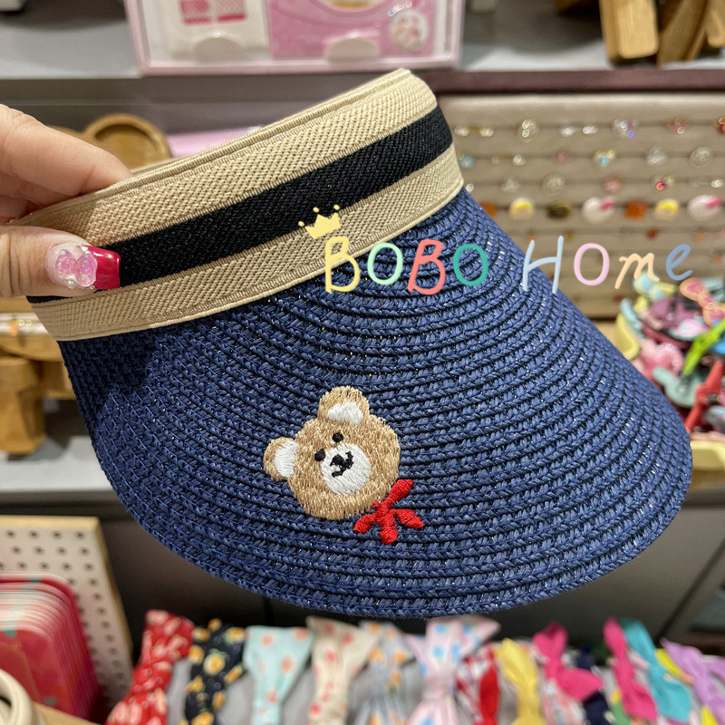 韩国bebe prince儿童帽子 防晒空顶沙滩帽遮阳帽小童渔夫帽太阳帽,淘宝优惠券,粉丝福利购,淘宝优惠卷