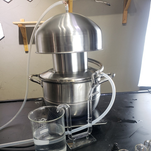 304不锈钢蒸馏设备纯露机酿酒设备蒸酒器速度快出露温度低 - 图2