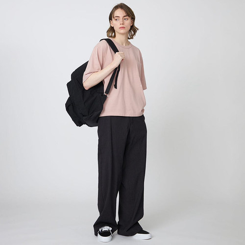 山系纯色口袋短袖COOLMAX Jersey Pocket Tee多色宽松T恤情侣百搭 - 图1