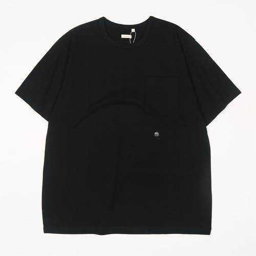 山系纯色口袋短袖COOLMAX Jersey Pocket Tee多色宽松T恤情侣百搭 - 图3