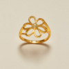 AHCHOO quiet luxury commuting simple versatile sunflower ring S925 sterling silver high-end ring for women