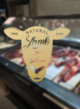 新鲜品质羊肉火锅店烤串烤肉中餐厅饭馆背景墙羊肉分割图墙贴装饰