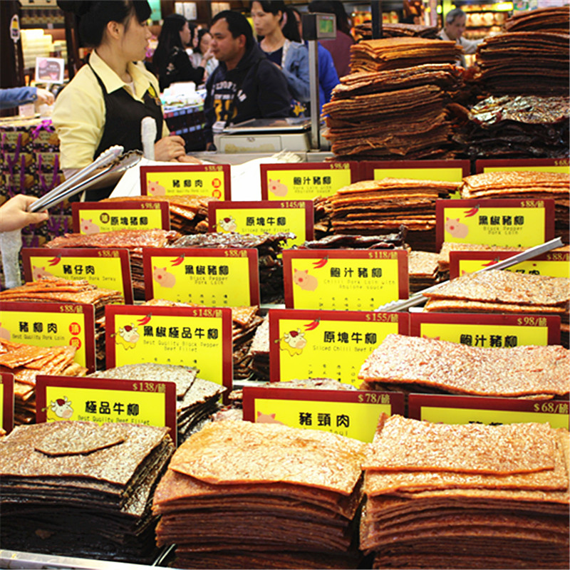 澳门特产钜记饼家手信牛肉厚烧猪柳现烤大片手撕烧肉脯肉干送礼-图2