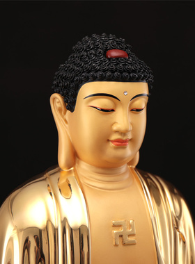 信扬纯铜供佛居家三宝佛