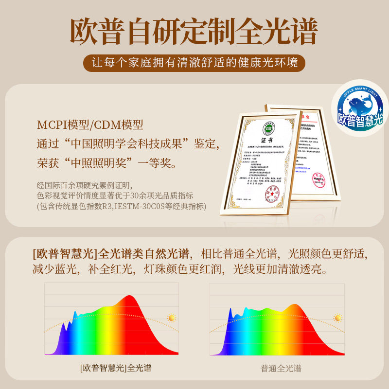 欧普吸顶风扇灯客厅轻奢高级感主卧室灯电扇一体智能遥控餐厅FS,淘宝优惠券,粉丝福利购,淘宝优惠卷