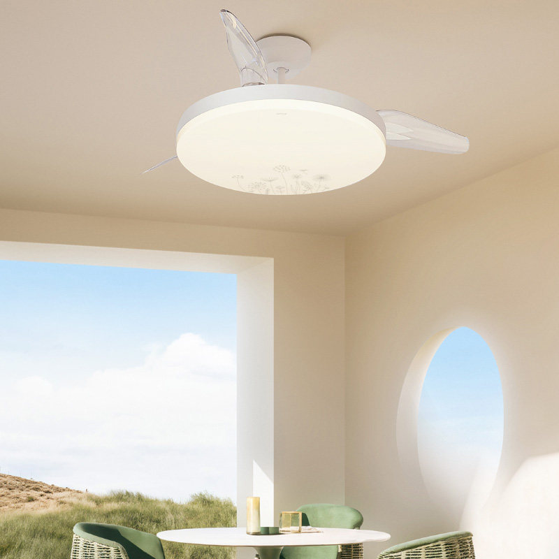 OPPLE吊扇灯风扇灯客厅餐厅卧室简约现代LED隐形风扇吊灯冰风FS,淘宝优惠券,粉丝福利购,淘宝优惠卷