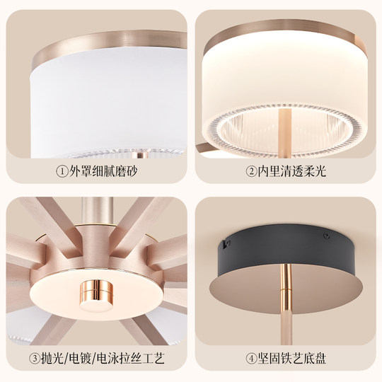 Lámpara de araña moderna de alta gama con alta reproducción cromática OP