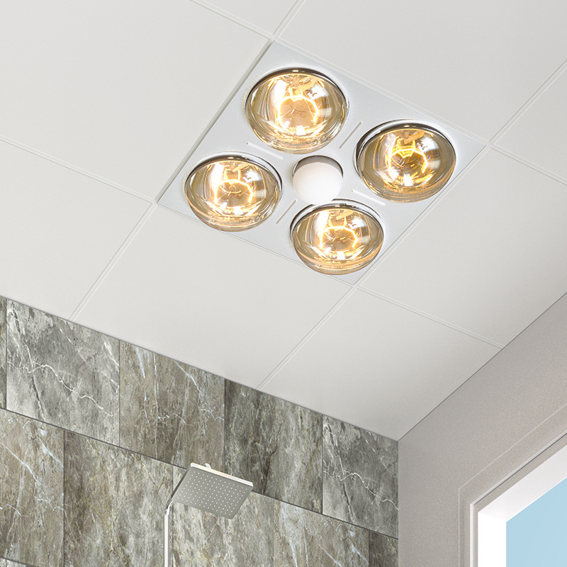 欧普照明灯暖浴霸灯嵌入式集成吊顶卫生间浴室红外线家用取暖F01 - 图3