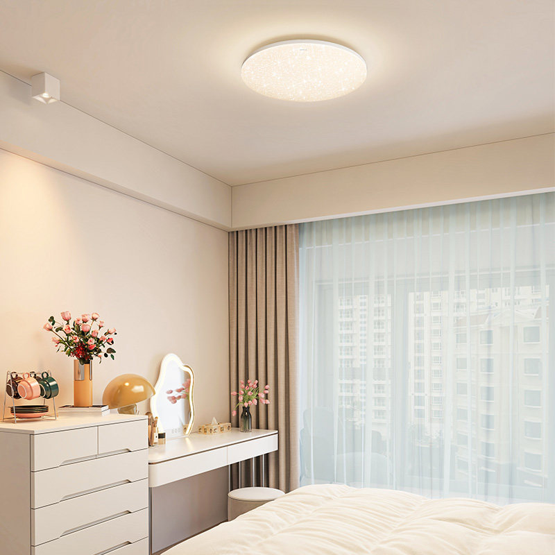 欧普照明led吸顶灯具闪闪满天星卧室圆形灯APP智控调光家用WS,淘宝优惠券,粉丝福利购,淘宝优惠卷