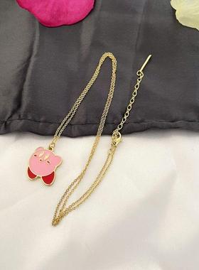 卡通可爱甜酷滴釉项链耳钉钥匙扣