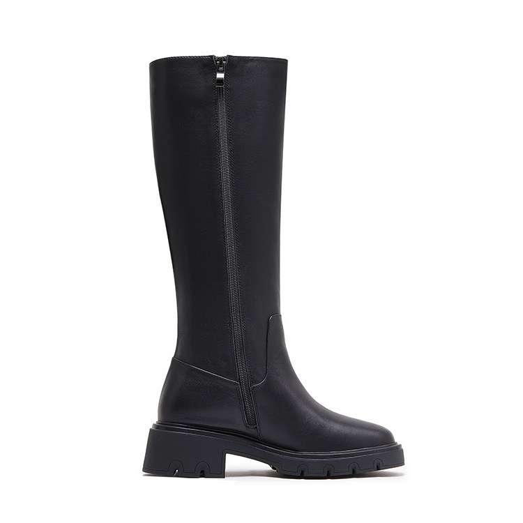 大筒围女靴胖mm长靴粗腿高筒靴子女胖人真皮加肥骑士靴大桶大码,淘宝优惠券,粉丝福利购,淘宝优惠卷
