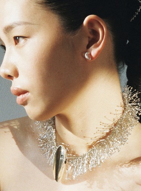 LELALES桑丘 原创设计感满松针项链精致高级感气质项链