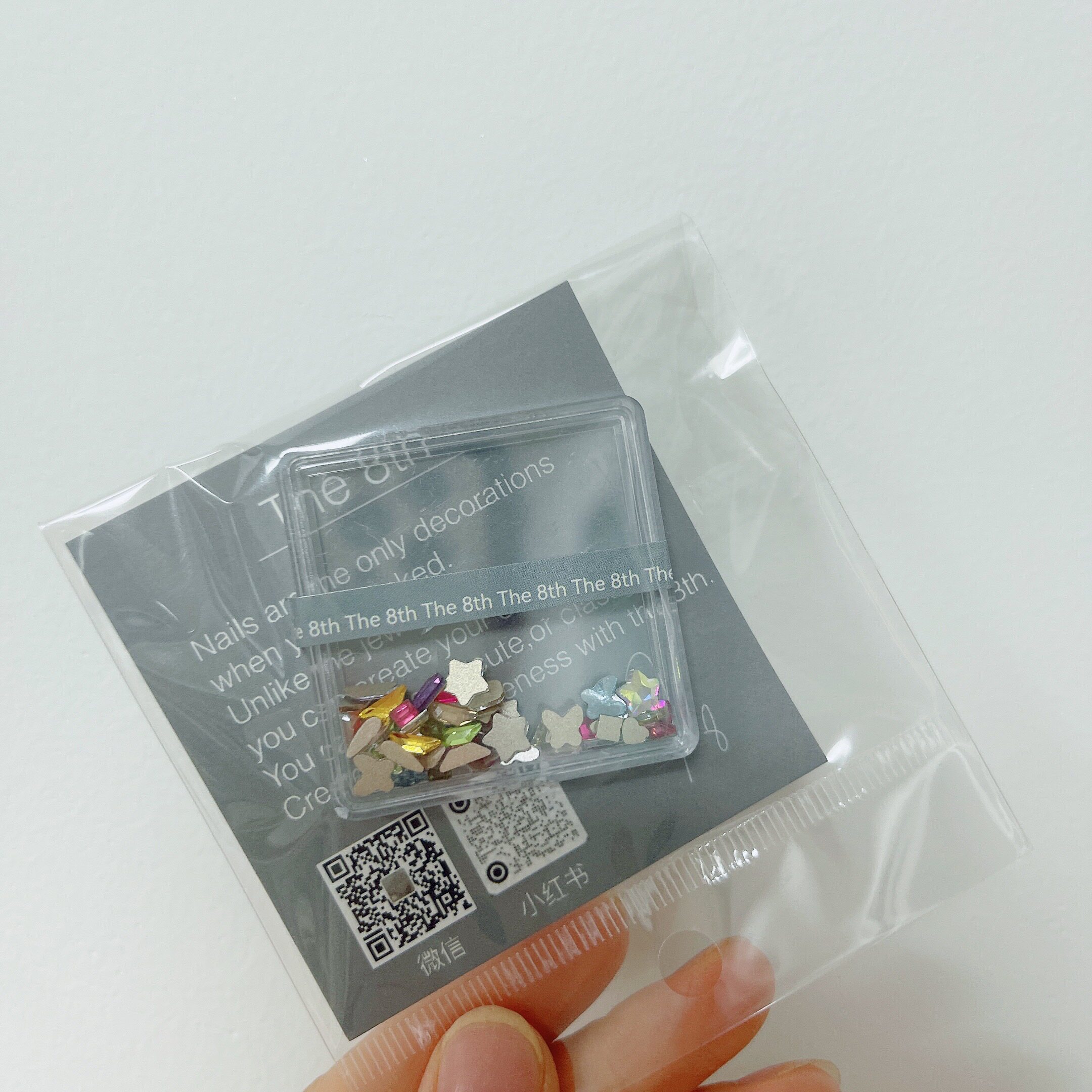 小八平底彩色钻异形混装盒装歪心八角马眼菱形钻美甲饰品指甲堆钻 - 图3