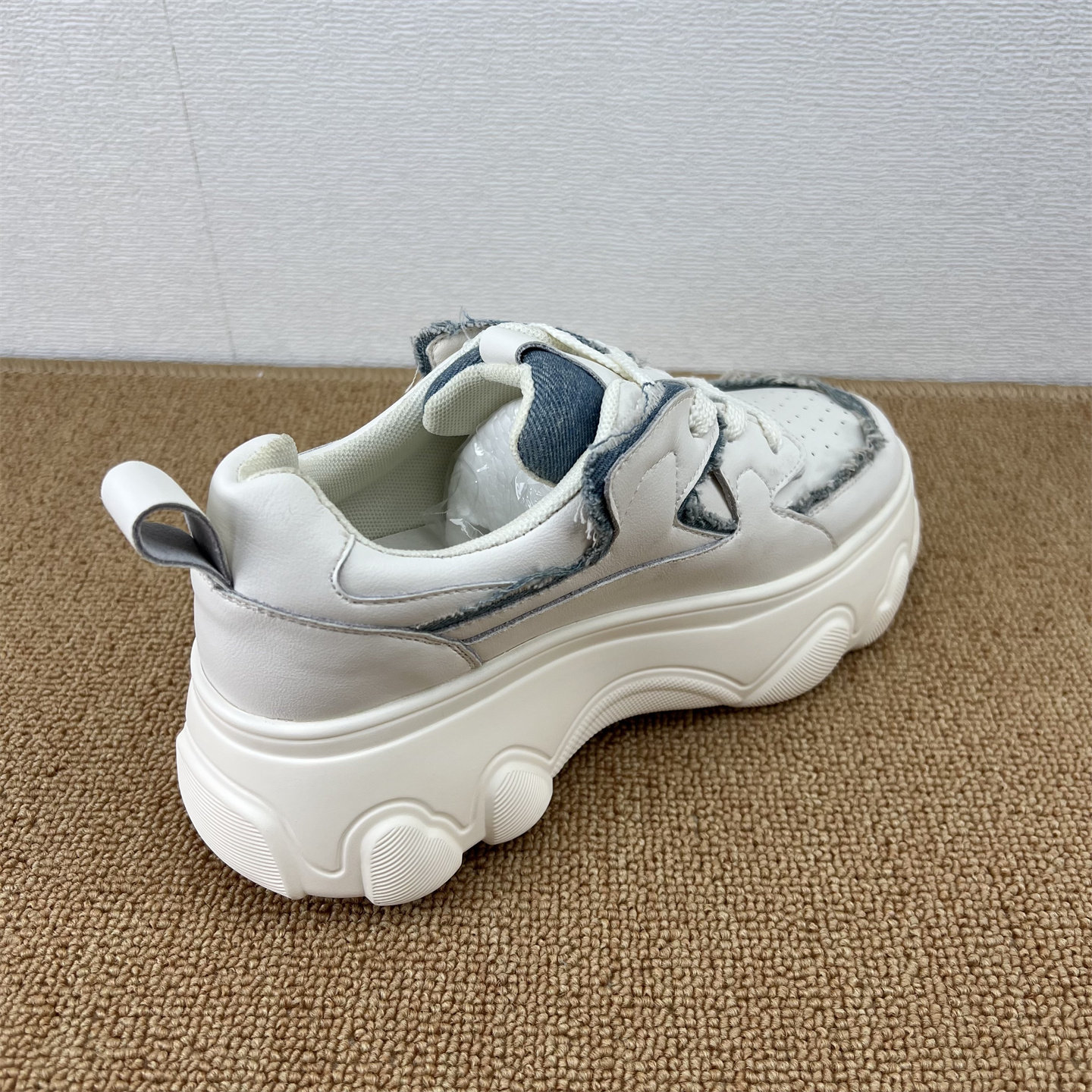 2025新款真皮厚底增高小白鞋时尚百搭休闲鞋潮流轻便系带舒适女鞋,淘宝优惠券,粉丝福利购,淘宝优惠卷