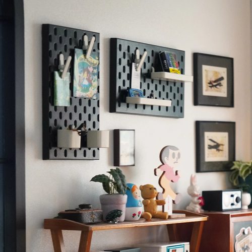 玩具】洞洞板/墙面置物架DIY收纳展示6分Blythe娃屋迷你模型25014 - 图3