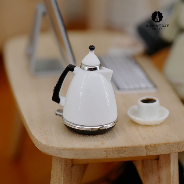 电热水壶/烧水壶/厨房电器12分ob11gsc盲盒迷你模型娃屋配件62056 - 图1