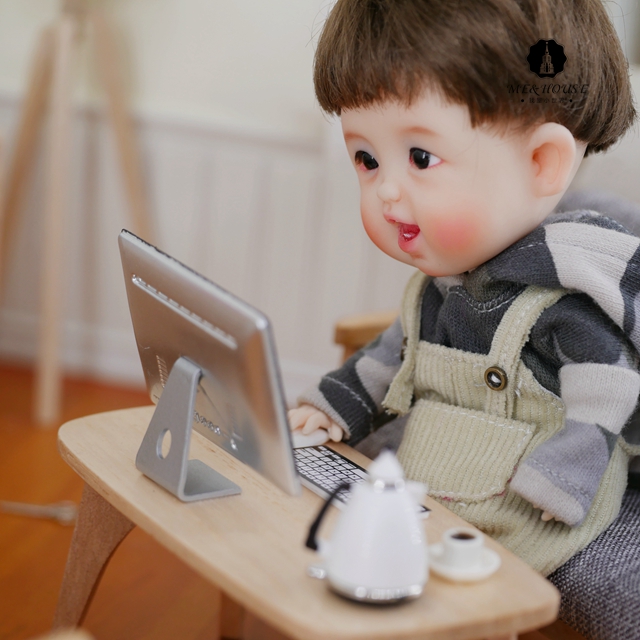 电热水壶/烧水壶/厨房电器12分ob11gsc盲盒迷你模型娃屋配件62056 - 图2