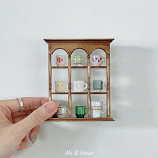 Игрушки для кукольных домиков 杯架/置物架/美式/厨房6分blythebjdob11兵人迷你模型娃屋玩具