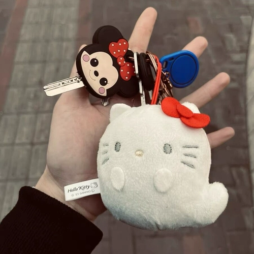 Hello Kitty, японская оригинальная призрачная детская плюшевая подвеска, (в наличии на складе)