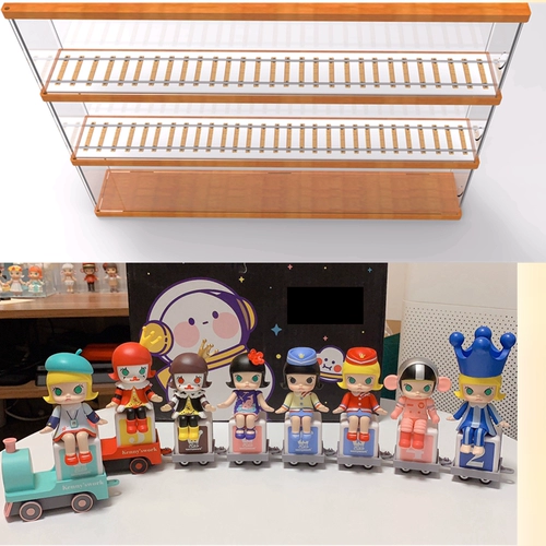 Molly Bubble Mart Happy Train Daisa Series Series Model Hand Model Dust Dust Dust Sciemet Шкаф