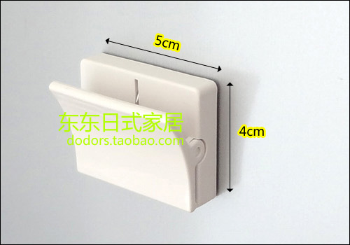 日式简约白色大号磁铁便签夹 冰箱贴磁性留言夹 磁吸便条夹照片夹