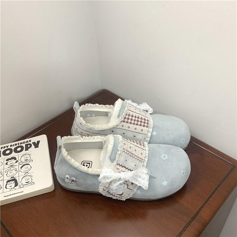 高颜值薄底勃肯休闲鞋子2026春夏百搭一脚蹬蕾丝豆豆鞋,淘宝优惠券,粉丝福利购,淘宝优惠卷