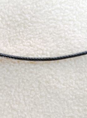 龙虾扣项链皮百搭蜡绳男女无