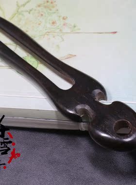 古风黑檀木发簪丸子头包邮