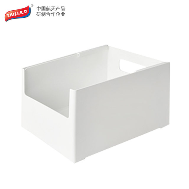 Retractable storage box desktop snack grocery storage