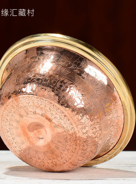 手工家居装饰吉祥纯铜仿旧