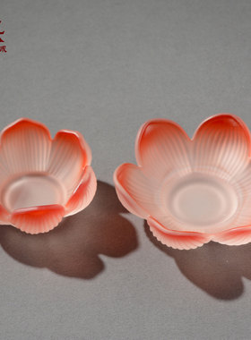 藏村七彩琉璃莲花酥油灯灯座长明灯灯盏敬佛灯供佛灯蜡烛台摆件