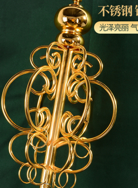 禅杖地藏王菩萨僧人摆件