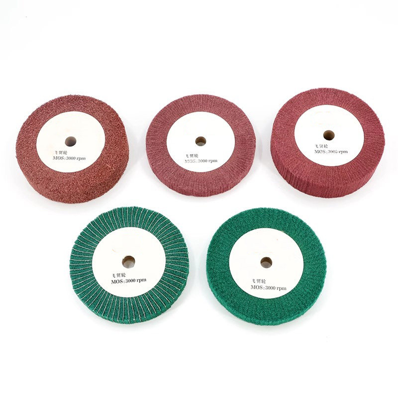 飞翼轮绿红色百洁布抛光轮不锈钢打磨片拉丝轮平形不织布打磨轮,淘宝优惠券,粉丝福利购,淘宝优惠卷