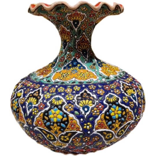 Iranian earthenware crafts vase, Bohemian style decorative cabinet, ancient shelf, study room, exotic ornaments, holiday gifts