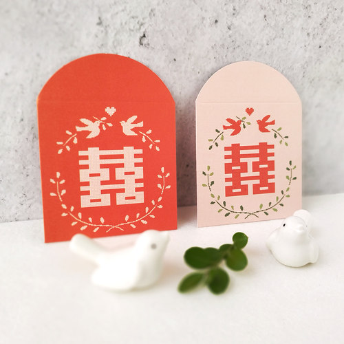 刺耳创意红包结婚专用随份子中式婚礼喜字红包袋婚庆用品利是封 - 图3