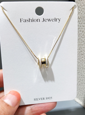 925纯银不过敏不掉色颈链锁骨链
