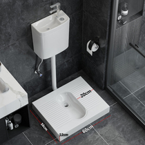 Widening toilet change squatting pan Desktop ceramic Ming Pit Free Pit-free Pit-Free Pit-free Squatting Pit-Deodorant Squat Toilet