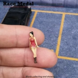 RM Модель 1:64 манит элегантный темперамент Cheongsam Женская 3D Micro -Shrishing Model.