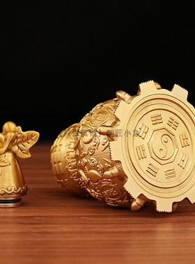 纯铜八卦天医九龟葫芦开盖空心