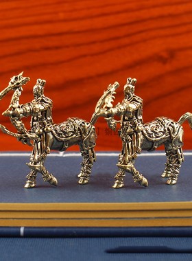 纯铜半人马射手座桌面小工艺品