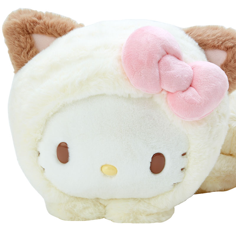 日本三丽鸥正版治愈喵hellokitty凯蒂猫kt猫毛绒公仔玩偶娃娃
