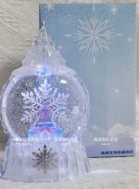 哈尔滨索菲亚教堂水晶球旋转雪花音乐盒文创旅游礼物纪念品伴手礼