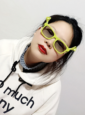 卡通恶搞风情侣太阳镜