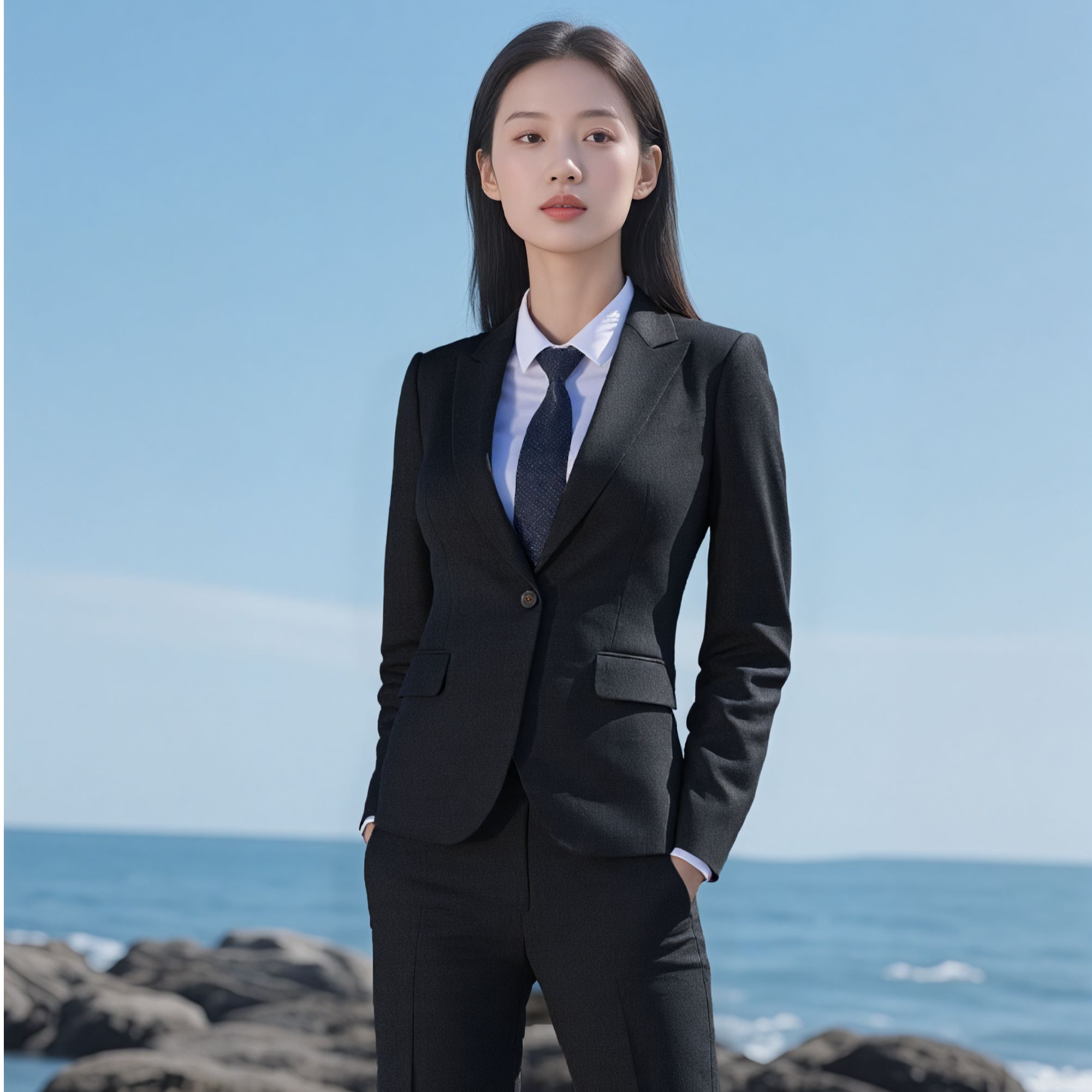 衬衫西装长袖气质长裤外套经理职业女裤套装工作服修身9911,淘宝优惠券,粉丝福利购,淘宝优惠卷