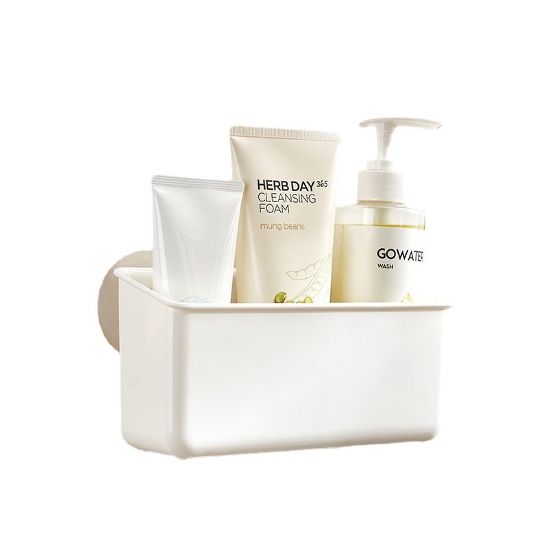 日本KM双吸盘置物桶卫浴收纳牙刷牙膏剃须刀1个装漱口杯收纳盒,淘宝优惠券,粉丝福利购,淘宝优惠卷