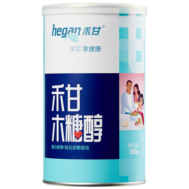 【药业出品】禾甘精制木糖醇代糖无蔗糖食品代烘焙白砂糖350g*3瓶-图3